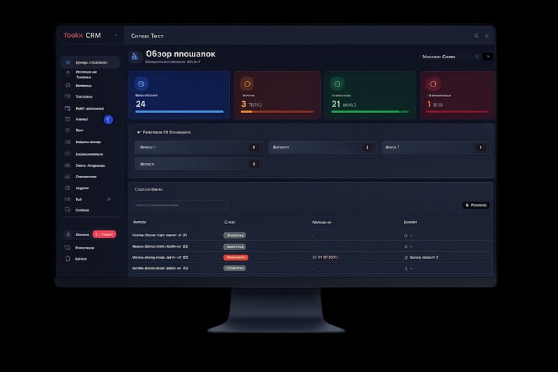 Рабочий стол CRM Точка.CRM для владельца и сотрудников